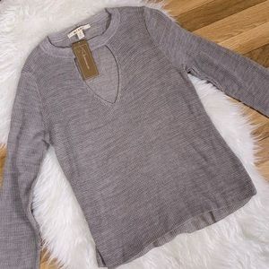 NWT Francesca’s Collection Grey Miami Sweater